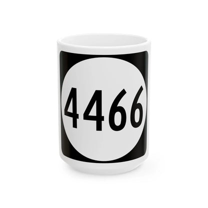 PR tertiary 4466 (Puerto Rico) (Road Sign) White Coffee Mug 15oz - Go Mug Yourself