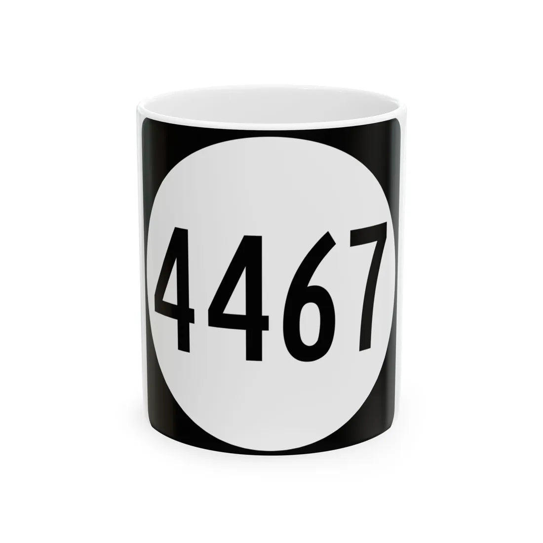 PR tertiary 4467 (Puerto Rico) (Road Sign) White Coffee Mug 11oz - Go Mug Yourself