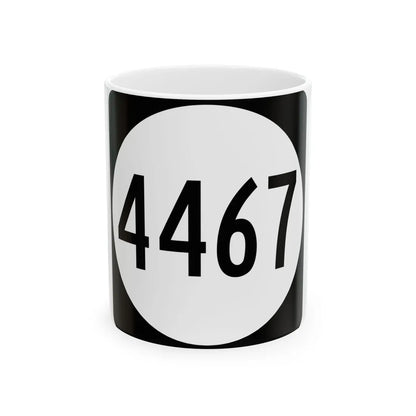 PR tertiary 4467 (Puerto Rico) (Road Sign) White Coffee Mug 11oz - Go Mug Yourself