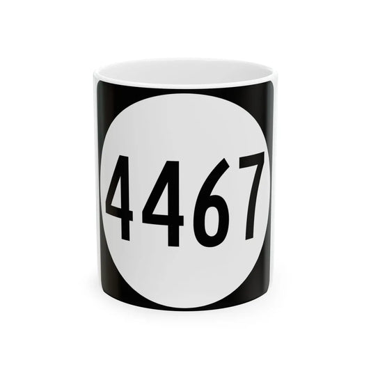 PR tertiary 4467 (Puerto Rico) (Road Sign) White Coffee Mug 11oz - Go Mug Yourself