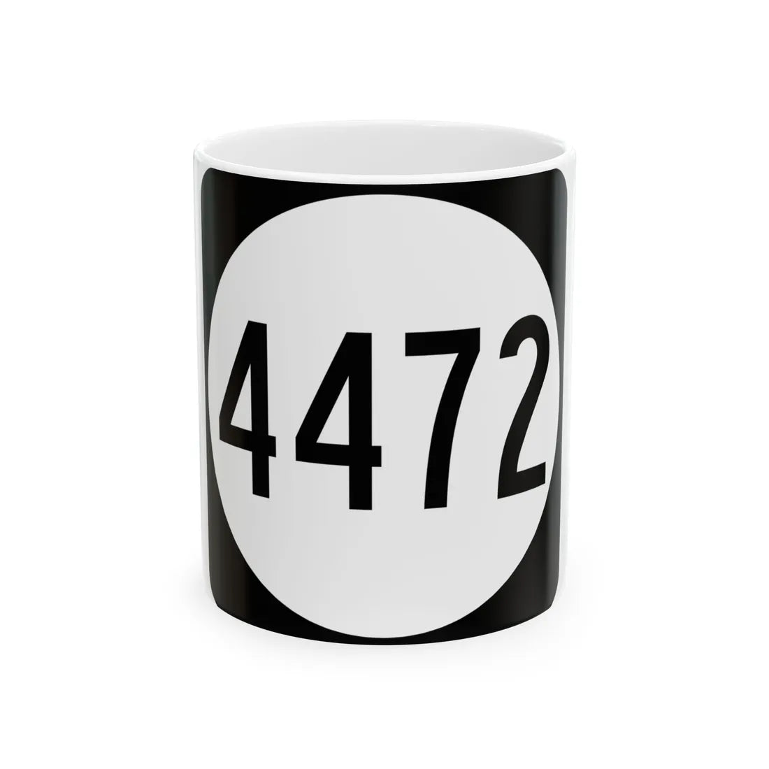 PR tertiary 4472 (Puerto Rico) (Road Sign) White Coffee Mug 11oz - Go Mug Yourself