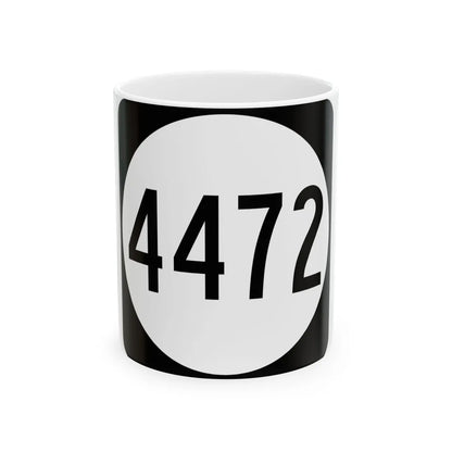 PR tertiary 4472 (Puerto Rico) (Road Sign) White Coffee Mug 11oz - Go Mug Yourself