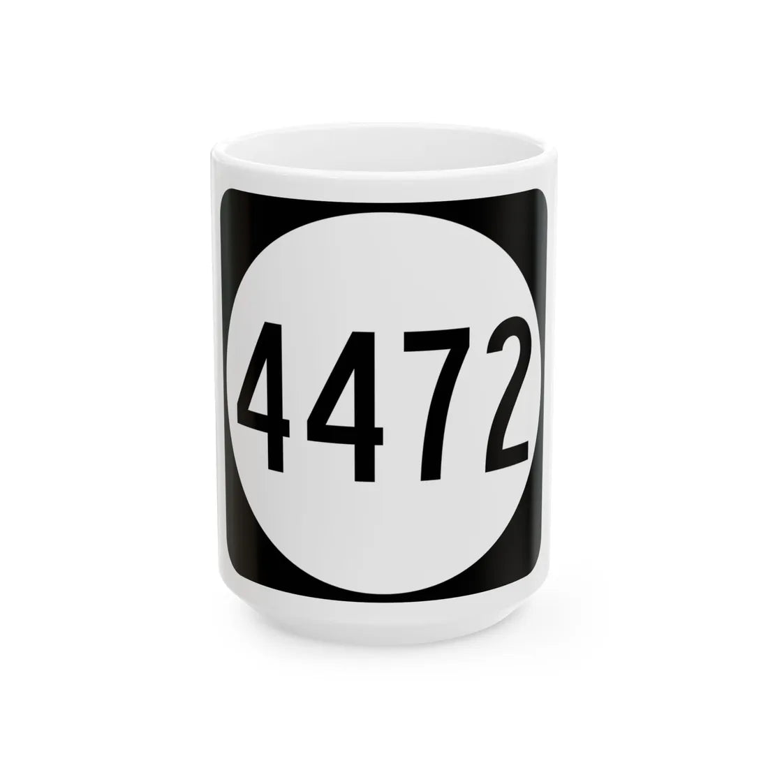 PR tertiary 4472 (Puerto Rico) (Road Sign) White Coffee Mug 15oz - Go Mug Yourself
