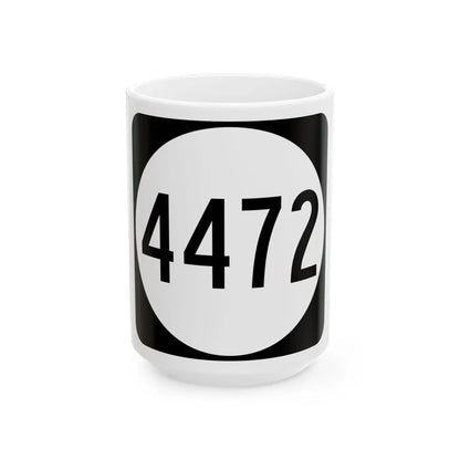 PR tertiary 4472 (Puerto Rico) (Road Sign) White Coffee Mug 15oz - Go Mug Yourself