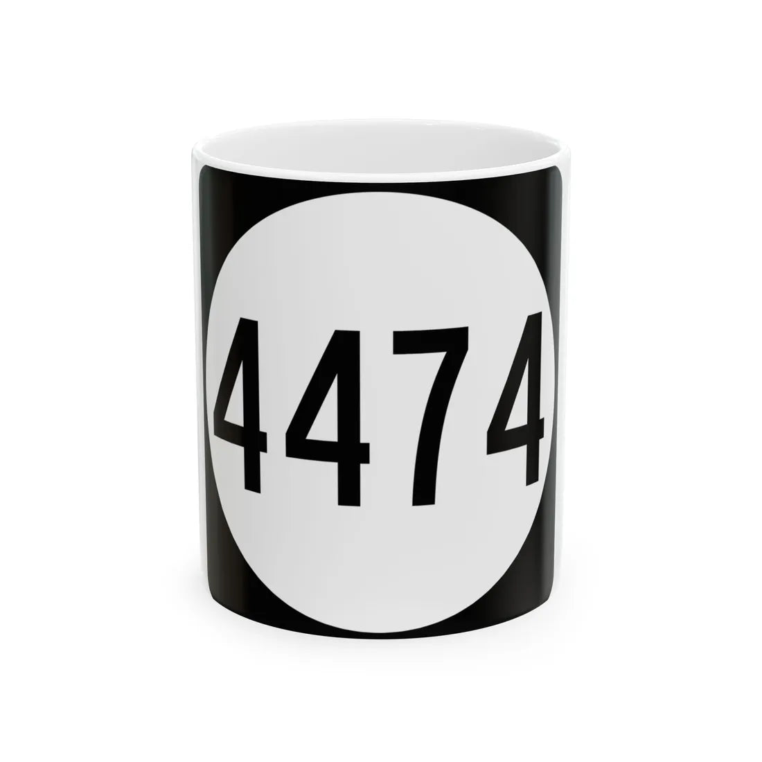 PR tertiary 4474 (Puerto Rico) (Road Sign) White Coffee Mug 11oz - Go Mug Yourself
