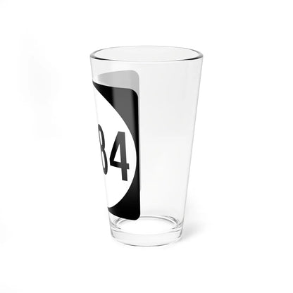 PR tertiary 4484 (Puerto Rico) (Road Sign) Pint Glass 16oz - Go Mug Yourself