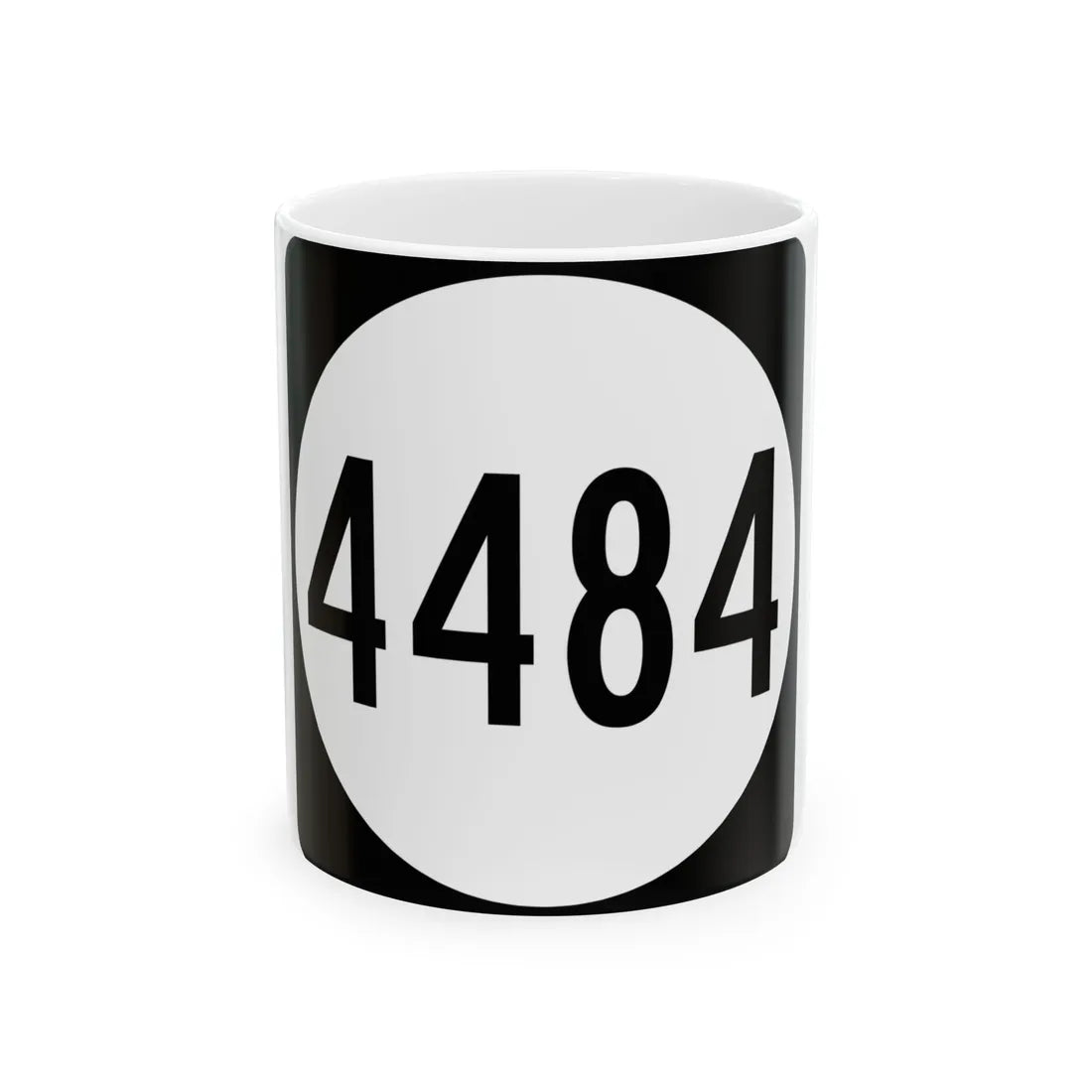PR tertiary 4484 (Puerto Rico) (Road Sign) White Coffee Mug 11oz - Go Mug Yourself