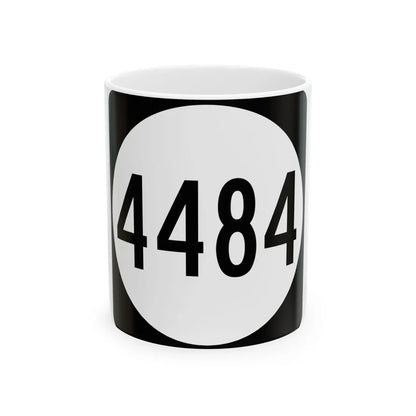 PR tertiary 4484 (Puerto Rico) (Road Sign) White Coffee Mug 11oz - Go Mug Yourself