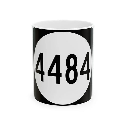 PR tertiary 4484 (Puerto Rico) (Road Sign) White Coffee Mug 11oz - Go Mug Yourself