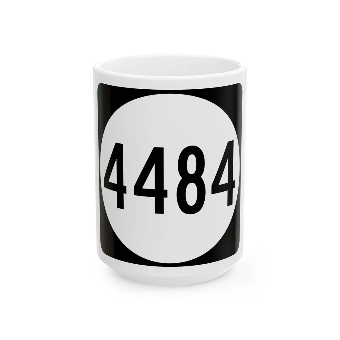 PR tertiary 4484 (Puerto Rico) (Road Sign) White Coffee Mug 15oz - Go Mug Yourself