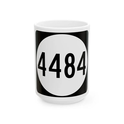 PR tertiary 4484 (Puerto Rico) (Road Sign) White Coffee Mug 15oz - Go Mug Yourself