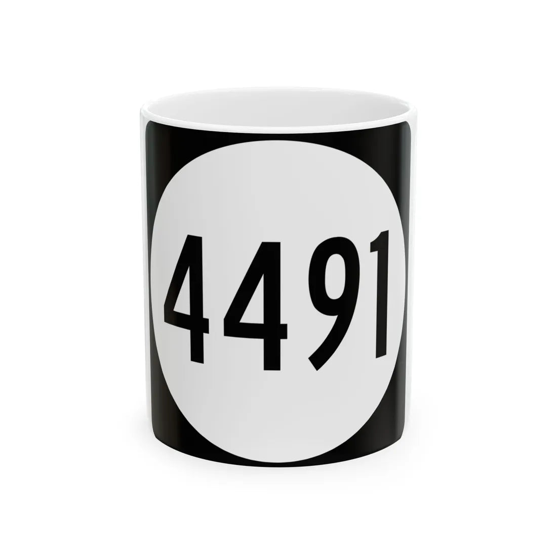 PR tertiary 4491 (Puerto Rico) (Road Sign) White Coffee Mug 11oz - Go Mug Yourself