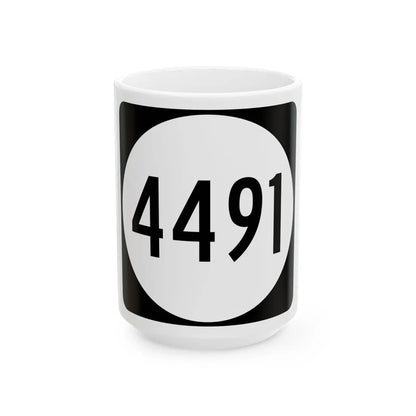 PR tertiary 4491 (Puerto Rico) (Road Sign) White Coffee Mug 15oz - Go Mug Yourself