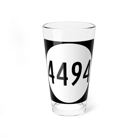PR tertiary 4494 (Puerto Rico) (Road Sign) Pint Glass 16oz 16oz - Go Mug Yourself