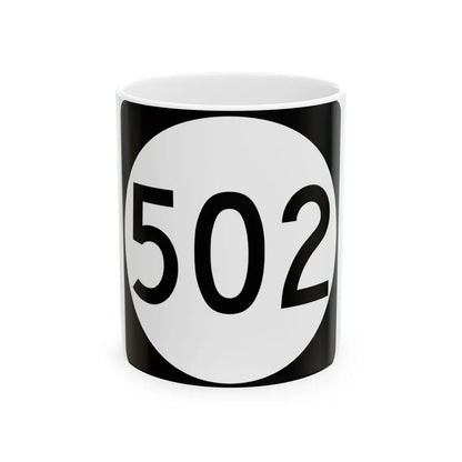 PR tertiary 502 (Puerto Rico) (Road Sign) White Coffee Mug 11oz - Go Mug Yourself