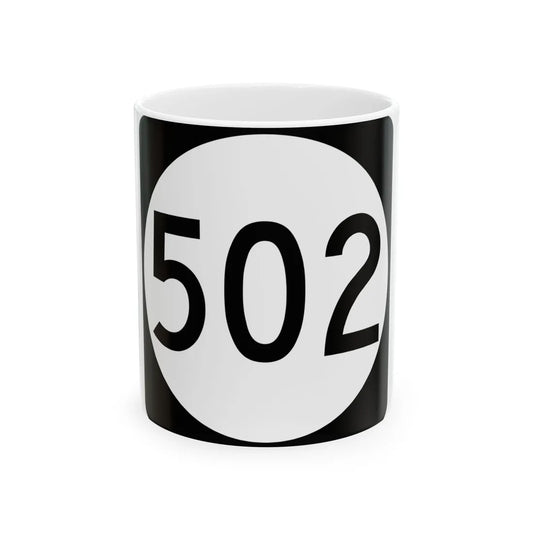 PR tertiary 502 (Puerto Rico) (Road Sign) White Coffee Mug 11oz - Go Mug Yourself