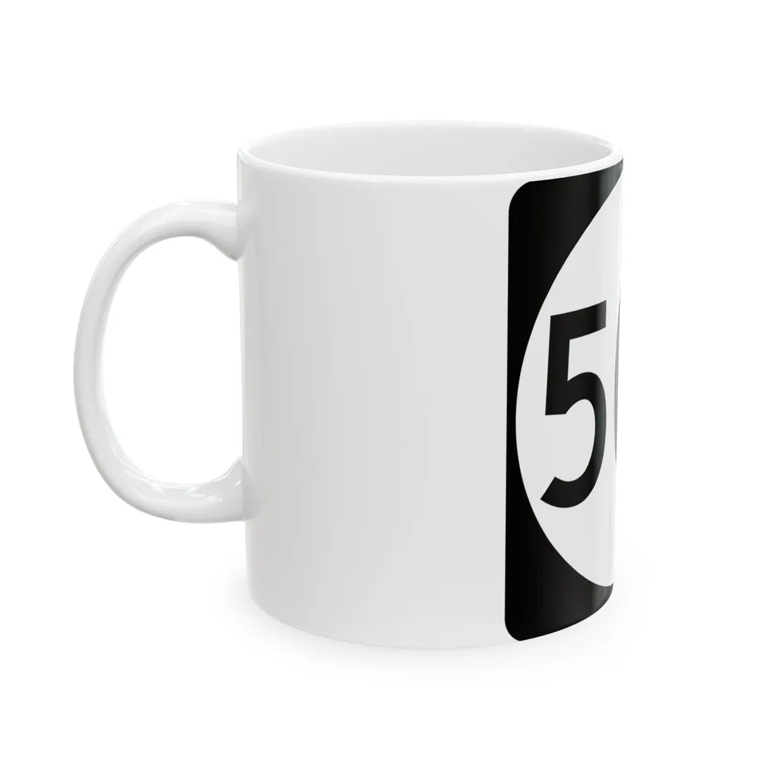PR tertiary 502 (Puerto Rico) (Road Sign) White Coffee Mug - Go Mug Yourself