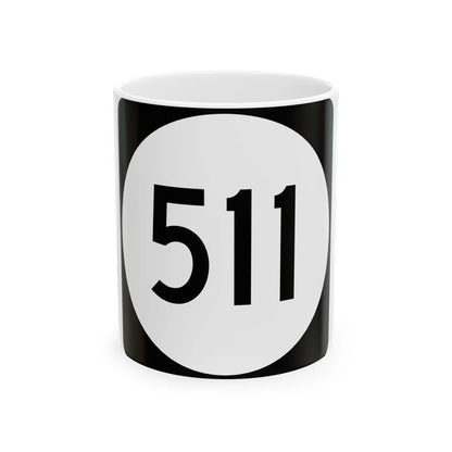 PR tertiary 511 (Puerto Rico) (Road Sign) White Coffee Mug 11oz - Go Mug Yourself