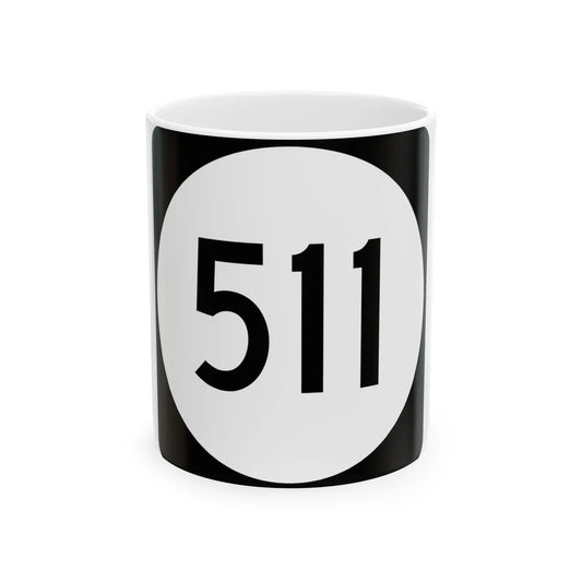 PR tertiary 511 (Puerto Rico) (Road Sign) White Coffee Mug 11oz - Go Mug Yourself