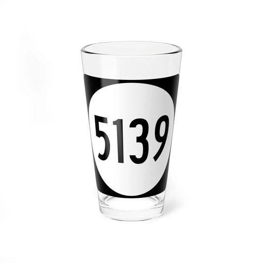 PR tertiary 5139 (Puerto Rico) (Road Sign) Pint Glass 16oz 16oz - Go Mug Yourself