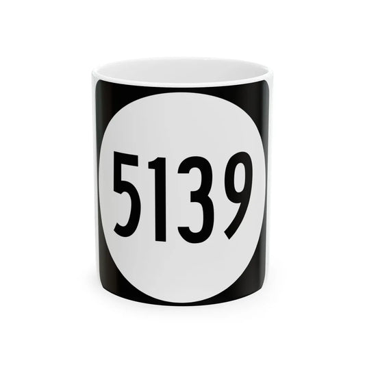PR tertiary 5139 (Puerto Rico) (Road Sign) White Coffee Mug 11oz - Go Mug Yourself