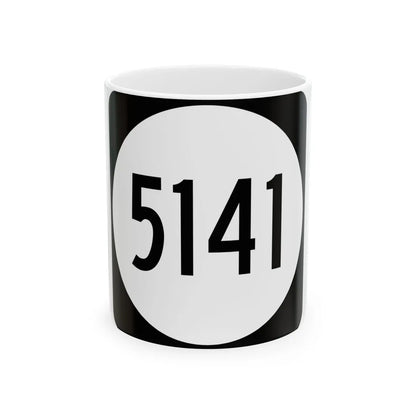PR tertiary 5141 (Puerto Rico) (Road Sign) White Coffee Mug 11oz - Go Mug Yourself