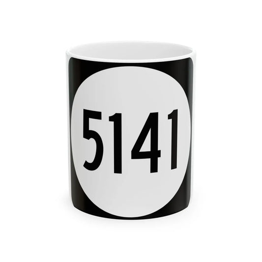 PR tertiary 5141 (Puerto Rico) (Road Sign) White Coffee Mug 11oz - Go Mug Yourself
