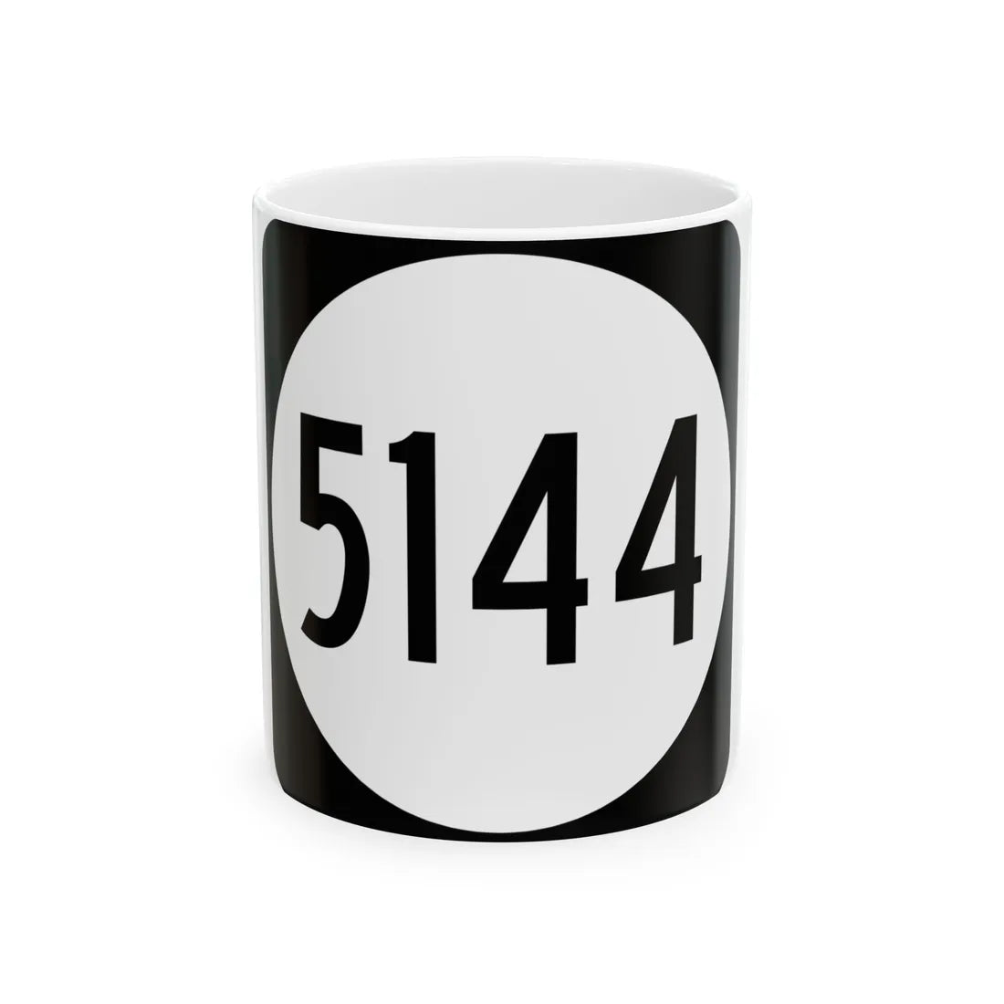 PR tertiary 5144 (Puerto Rico) (Road Sign) White Coffee Mug 11oz - Go Mug Yourself