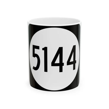 PR tertiary 5144 (Puerto Rico) (Road Sign) White Coffee Mug 11oz - Go Mug Yourself