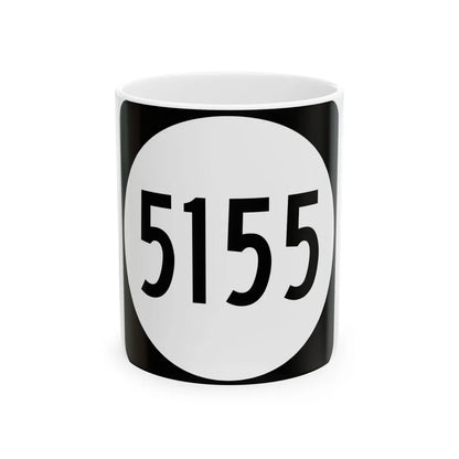 PR tertiary 5155 (Puerto Rico) (Road Sign) White Coffee Mug 11oz - Go Mug Yourself