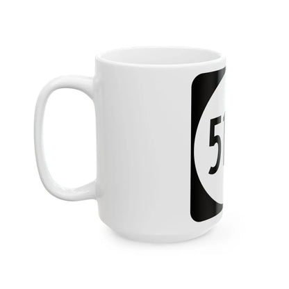 PR tertiary 5155 (Puerto Rico) (Road Sign) White Coffee Mug - Go Mug Yourself