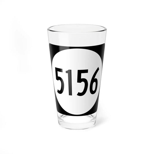 PR tertiary 5156 (Puerto Rico) (Road Sign) Pint Glass 16oz 16oz - Go Mug Yourself
