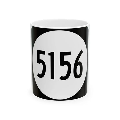 PR tertiary 5156 (Puerto Rico) (Road Sign) White Coffee Mug 11oz - Go Mug Yourself
