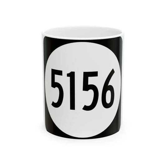 PR tertiary 5156 (Puerto Rico) (Road Sign) White Coffee Mug 11oz - Go Mug Yourself