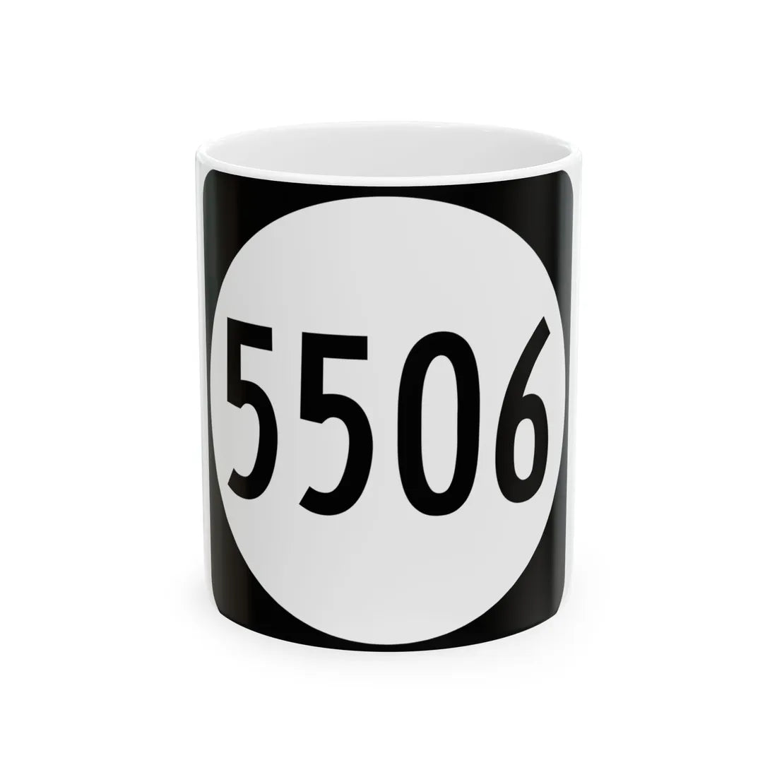 PR tertiary 5506 (Puerto Rico) (Road Sign) White Coffee Mug 11oz - Go Mug Yourself