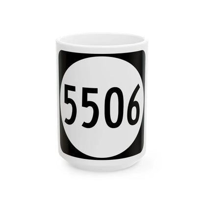 PR tertiary 5506 (Puerto Rico) (Road Sign) White Coffee Mug 15oz - Go Mug Yourself