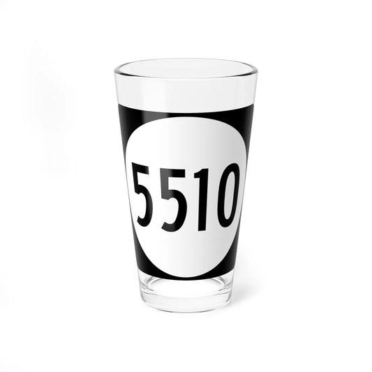 PR tertiary 5510 (Puerto Rico) (Road Sign) Pint Glass 16oz 16oz - Go Mug Yourself
