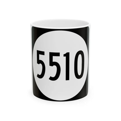 PR tertiary 5510 (Puerto Rico) (Road Sign) White Coffee Mug 11oz - Go Mug Yourself