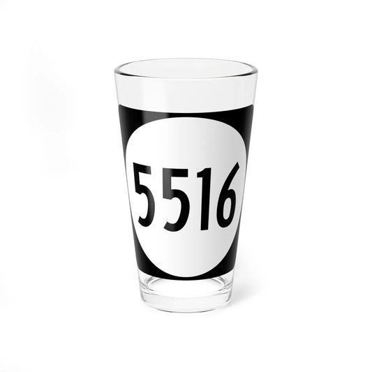 PR tertiary 5516 (Puerto Rico) (Road Sign) Pint Glass 16oz 16oz - Go Mug Yourself