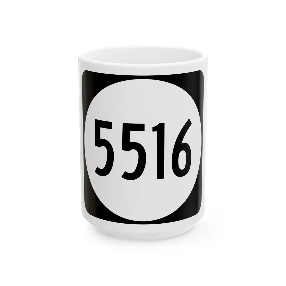 PR tertiary 5516 (Puerto Rico) (Road Sign) White Coffee Mug 15oz - Go Mug Yourself