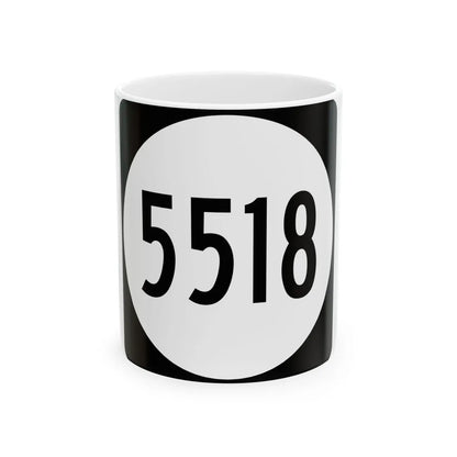 PR tertiary 5518 (Puerto Rico) (Road Sign) White Coffee Mug 11oz - Go Mug Yourself