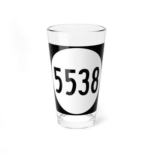 PR tertiary 5538 (Puerto Rico) (Road Sign) Pint Glass 16oz 16oz - Go Mug Yourself