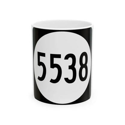 PR tertiary 5538 (Puerto Rico) (Road Sign) White Coffee Mug 11oz - Go Mug Yourself