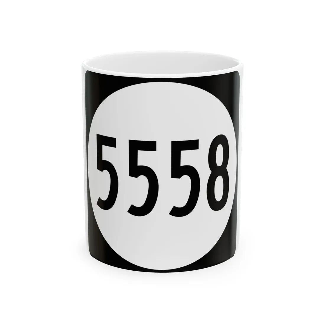 PR tertiary 5558 (Puerto Rico) (Road Sign) White Coffee Mug 11oz - Go Mug Yourself