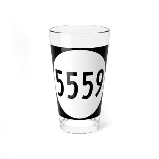PR tertiary 5559 (Puerto Rico) (Road Sign) Pint Glass 16oz 16oz - Go Mug Yourself