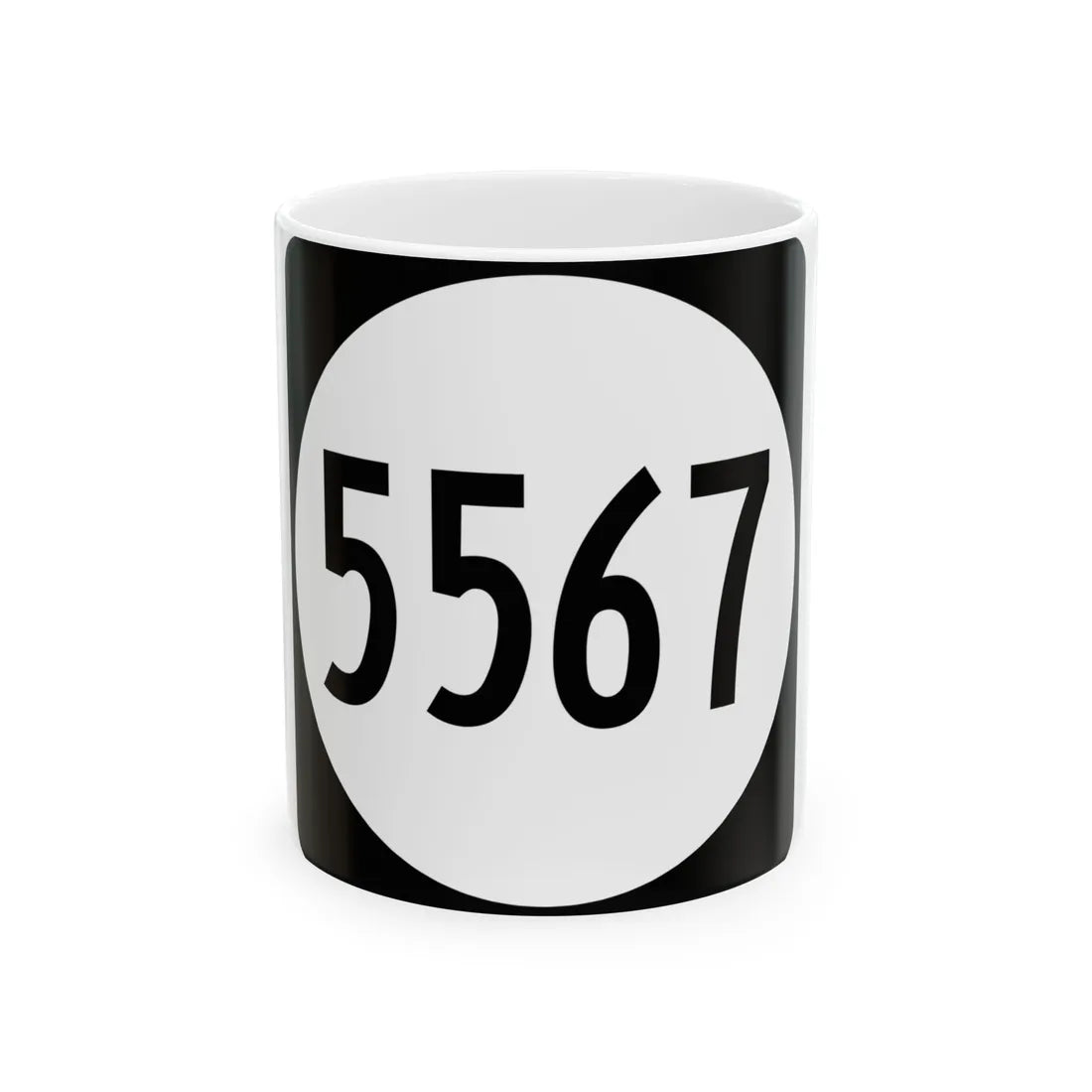 PR tertiary 5567 (Puerto Rico) (Road Sign) White Coffee Mug 11oz - Go Mug Yourself