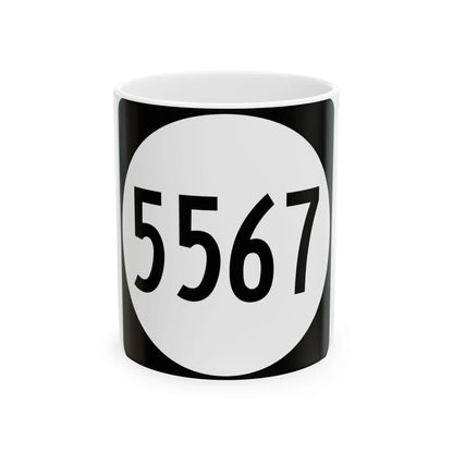 PR tertiary 5567 (Puerto Rico) (Road Sign) White Coffee Mug 11oz - Go Mug Yourself