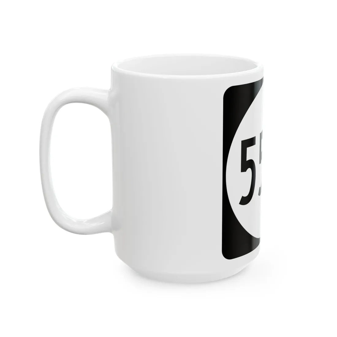 PR tertiary 5567 (Puerto Rico) (Road Sign) White Coffee Mug - Go Mug Yourself