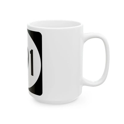 PR tertiary 591 (Puerto Rico) (Road Sign) White Coffee Mug - Go Mug Yourself
