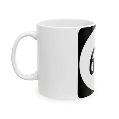 PR tertiary 6111 (Puerto Rico) (Road Sign) White Coffee Mug - Go Mug Yourself